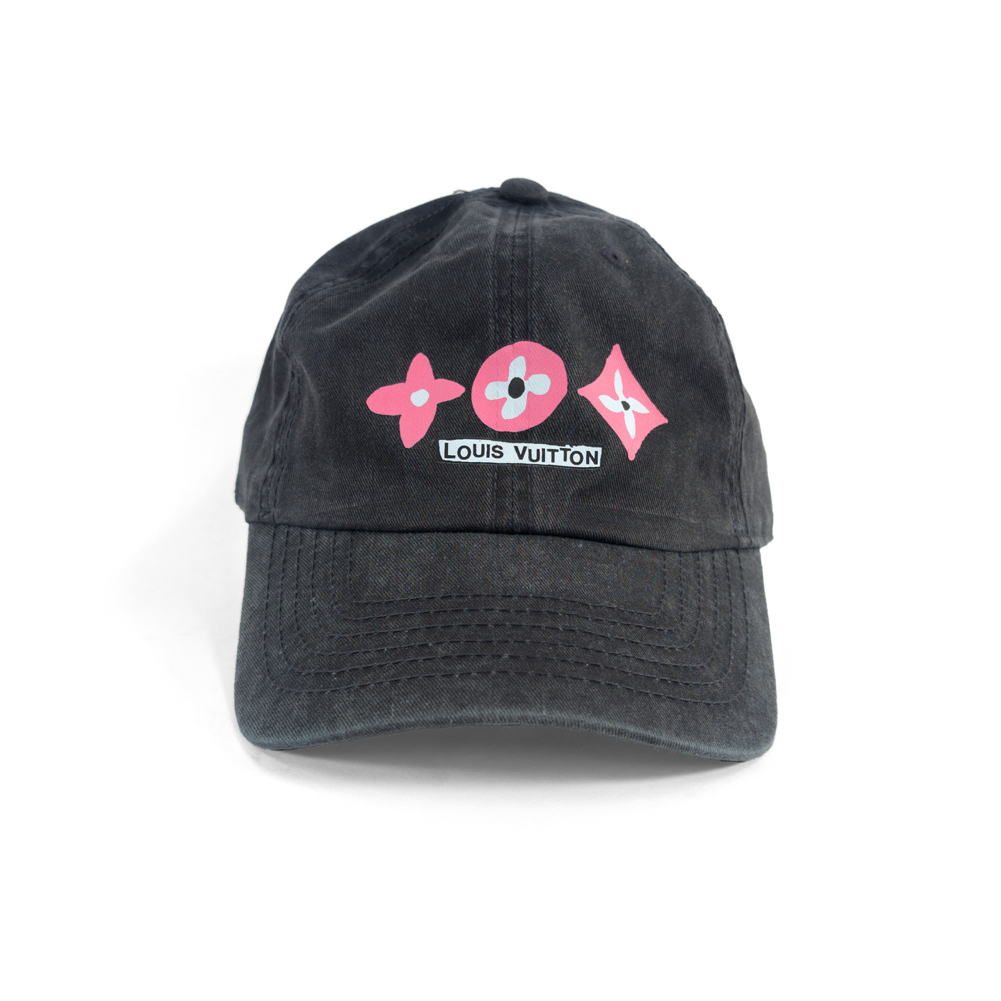 POWDER PINK LV ON BLACK- 1 of 1