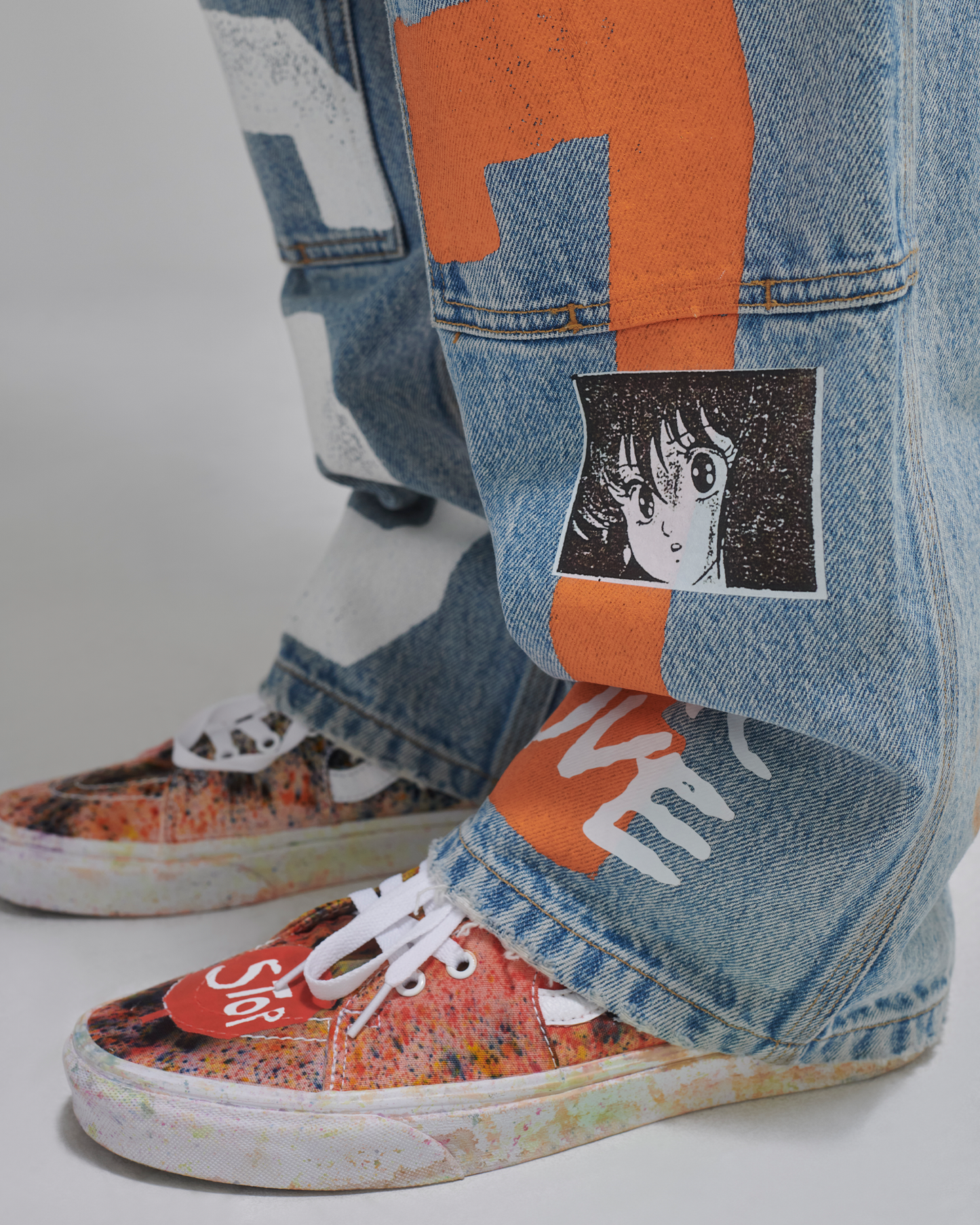 NOTHING PERSONAL DOUBLE KNEE JEANS