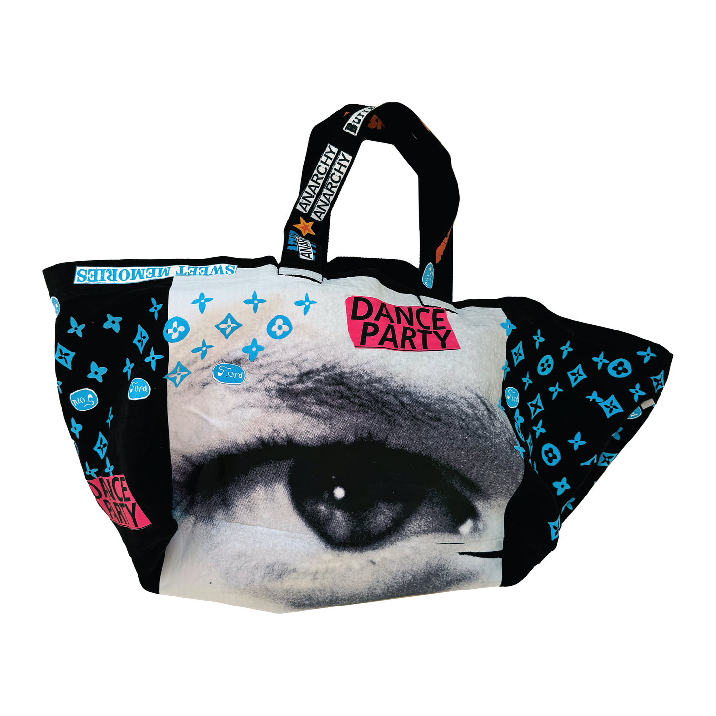 GIANT TOTE 1 of 1 - BLACK - DANCE PARTY EYE