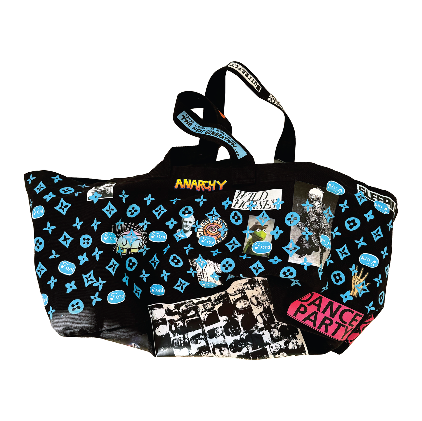 GIANT TOTE 1 of 1 - BLACK - DANCE PARTY EYE